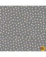Moonlit Dreams: Tossed Stars Granite - Studio E Fabrics 8031-90