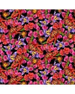 Stay Magical: Chameleons and Orchids Rubi - Studio E Fabrics 8052-88 rubi