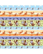 Aussie Oz-Born: Aussie Stripe Border - Studio E Fabrics 8095-36