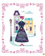 Mary Poppins: Disney Practically Perfect Panel (1 yard) -- Camelot Cottons 85460208p-1 
