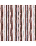 Galaxies: Planet Stripe Cream Multi -- Figo Fabrics 90574-12