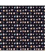 Galaxies: Packed Planets Black -- Figo Fabrics 90576-99
