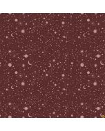 Galaxies: Stars Astrology Rust -- Figo Fabrics 90578-36