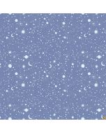 Galaxies: Stars Astrology Blue -- Figo Fabrics 90578-40