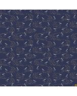 Galaxies: Telescopes Navy -- Figo Fabrics 90579-48