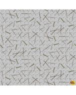 Man Cave: Nail and Screw Allover Silver -- Henry Glass Fabrics 9650-90 - 2 yards 15" remaining