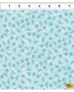 Daydreams: Aqua Sprigs - In The Beginning Fabrics 9dd-2