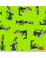 Halloween Growls, Yowls, and Howls: Dr. Seuss Cat in the Hat Spooky Green - Robert Kaufman ADED-21645-282 