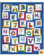 Amazing Alphabet: Dancing Corners Quilt Kit - Clothworks amazingdancing