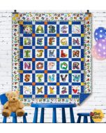 Amazing Alphabet: Upper Case Quilt Kit - Clothworks amazingupper
