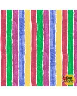 Eric Carle Brown Bear Stripe Multi - Andover p0260-3874-m
