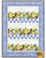 Barnyard Blues: On The Fence Quilt Kit -- SusyBee Fabrics - barnyardonthefence