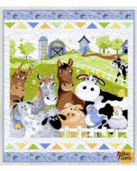 Barnyard Blues: Moo Crew Quilt Kit -- Susy Bee Fabrics barnyardmoocrew