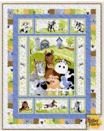 Barnyard Blues: Pasture Pals Quilt Kit -- Susy Bee Fabrics barnyardpasturepals
