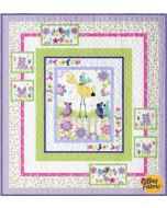 Bird's Buddies: Bird Quilt Kit Lavender -- Susybee birdlav 