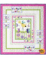 Bird's Buddies: Bird Quilt Kit Pink -- Susybee birdpink