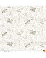 Bees Life: Bees Life Honeycomb Tonal Parchment -- Riley Blake c10102 parchment