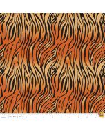 On Safari: Bengal Tiger Orange Animal Skin -- Riley Blake c10456 orange