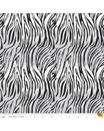 On Safari: Bengal Tiger White Animal Skin -- Riley Blake c10456 white