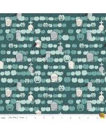 Spooky Hollow: Pumpkin Field Teal - Riley Blake Designs c10575-teal