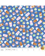 Rainbowfruit: Drinks Blue -- Riley Blake Designs c10894 blue