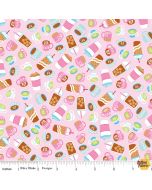 Rainbowfruit: Drinks Petal Pink -- Riley Blake Designs c10894 petal pink