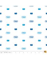All Aboard with Thomas & Friends Silhouette White -- Riley Blake Fabrics c11005-white - 2 yards 6" remaining