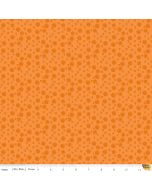 Crayola Colorful Friends: Footprints Outrageous Orange -- Riley Blake c11013-outrageous - 2 yards 17" remaining