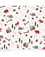 Into the Woods: Main Off White -- Riley Blake Designs c11390-offwhite