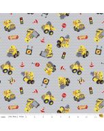 CAT® Junior Crew™: Toys Gray -- Riley Blake Designs c11472-gray