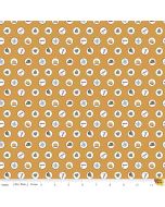Love You S'more: Badges Gold -- Riley Blake Designs c12141-gold