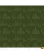 Big Game: Green Big Game Trees -- Riley Blake Designs 12971 green