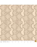 Animal Kingdom: Snake Skin Tan -- Riley Blake c694 tan
