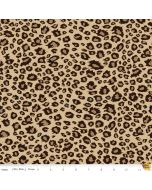 Animal Kingdom: Leopard Brown Animal Skin -- Riley Blake c695 brown