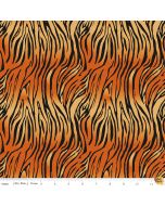 Animal Kingdom: Bengal Orange Animal Skin -- Riley Blake c698 orange