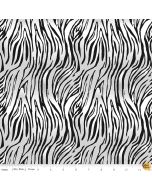 Animal Kingdom: Bengal White Animal Skin -- Riley Blake c698 white