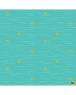 Ready Set Splash: Fish Aqua -- Riley Blake c9891 aqua