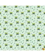 Ready Set Splash: Frogs Pistachio -- Riley Blake c9892 pistachio - 2 yards 16" remaining