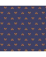 Rock On:  Guitars Navy -- Camelot Fabrics 21190308-3