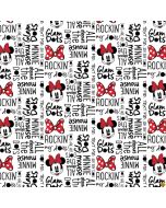 Dreaming in Dots: Disney Minnie Mouse All About the Dots White -- Camelot Cottons 85271008-1