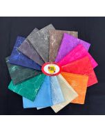 Cracked Shadow by Tim Holtz: Cracked Shadow FQ Bundle (13 FQ's) - FreeSpirit Fabrics Crackedfq