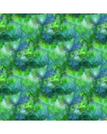 Universe: Nebula Texture Green -- Northcott Fabrics dp24860-74