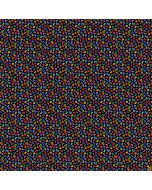 ABC 123: Small Numbers Multi Black -- Northcott Fabrics 24952-99