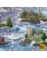 Safe Harbor: Lighthouses -- Northcott Fabrics 24967-54 