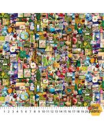 Color Collage: Green/Yellow Multi -- Northcott Fabrics dp25233-75 