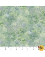 Moonlight Kisses: Clouds Green - Northcott dp26729-73