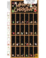 Sugar Coated: Advent Calendar (2/3 yard panel) - Northcott Fabrics dp27140-99 