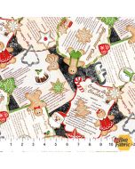 Sugar Coated: Recipes - Northcott Fabrics dp27142-99 