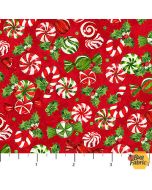 Sugar Coated: Wrapped Candy Red - Northcott Fabrics dp27147-24