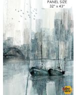 City Harbor: City Panel (32" panel) - Northcott Fabrics dp27575-42